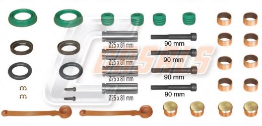CASALS MD666 Repair Kit, brake caliper